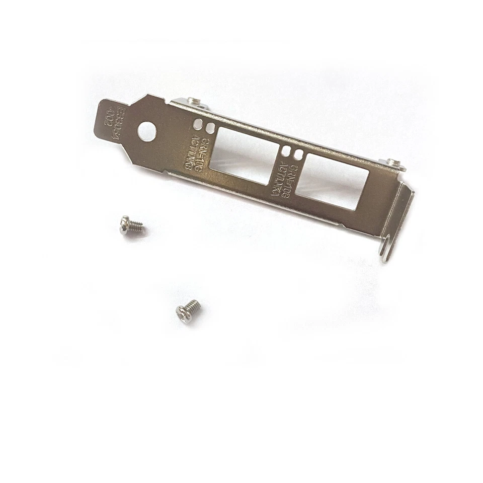 Low profile bezel bracket for Fujitsu D2755-A11 GS3 82599E UFT-0090 SFP+ NIC - Image 3 of 4