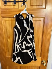 Banana Republic Baby Black White Sleeveless Dress Size 3 Years NEW with Tags