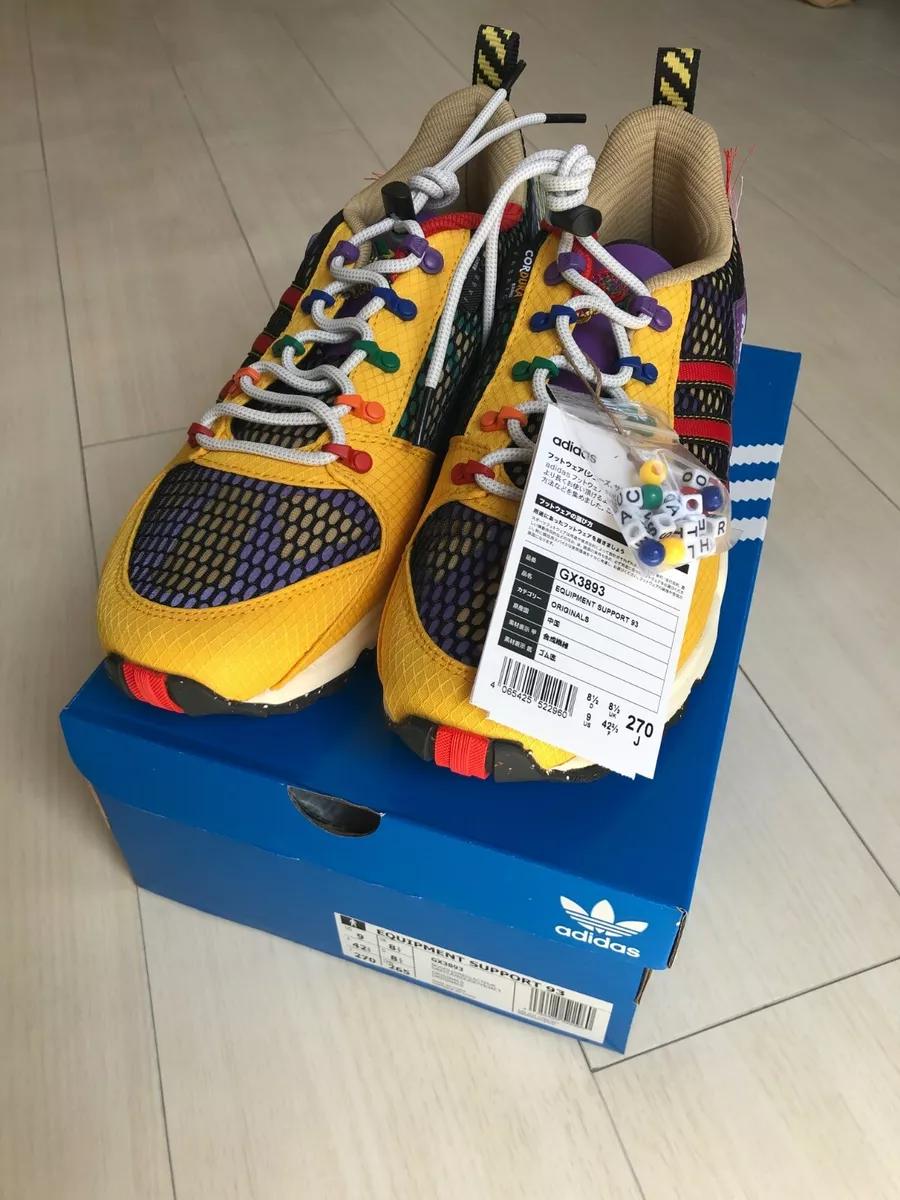 Sean Wotherspoon x adidas Eqt Support 93 Superearth oro rosso viola GX3893 US9