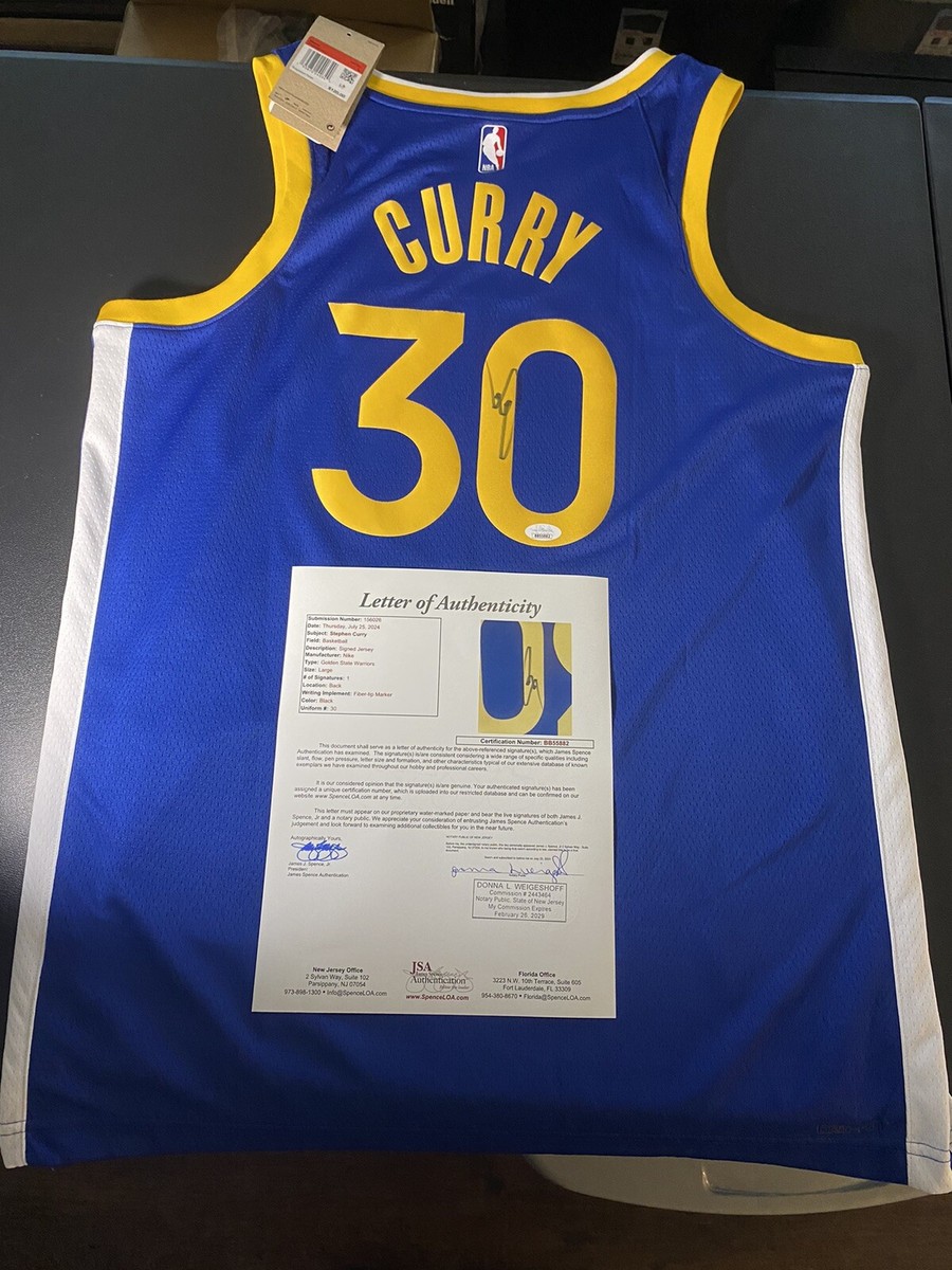 N*E様 ステフィンカリー/本物/サイン/ユニフォーム/CURRY /NBA ステ