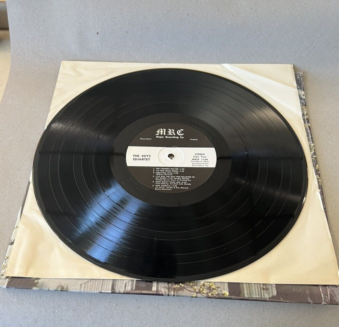 THE KEY'S QUARTET MRLP1144 MAJOR RECORDING CO. WAYNESBORO, VA. 33