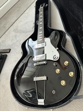 Rare Peerless Factory Epiphone Casino Electric Guitar In Ebony Black