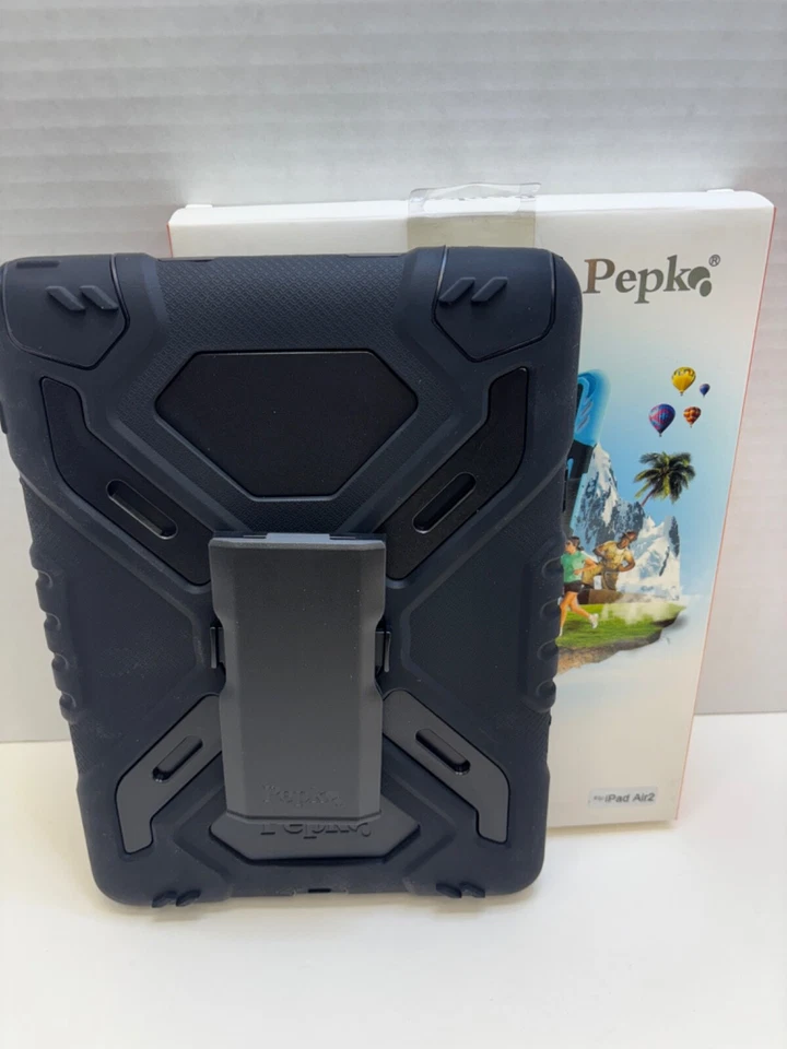 Pepkoo Spider Case For iPad Air, iPad 5 & iPad 6, Shock Proof Case W/ Stand - Image 3 of 4