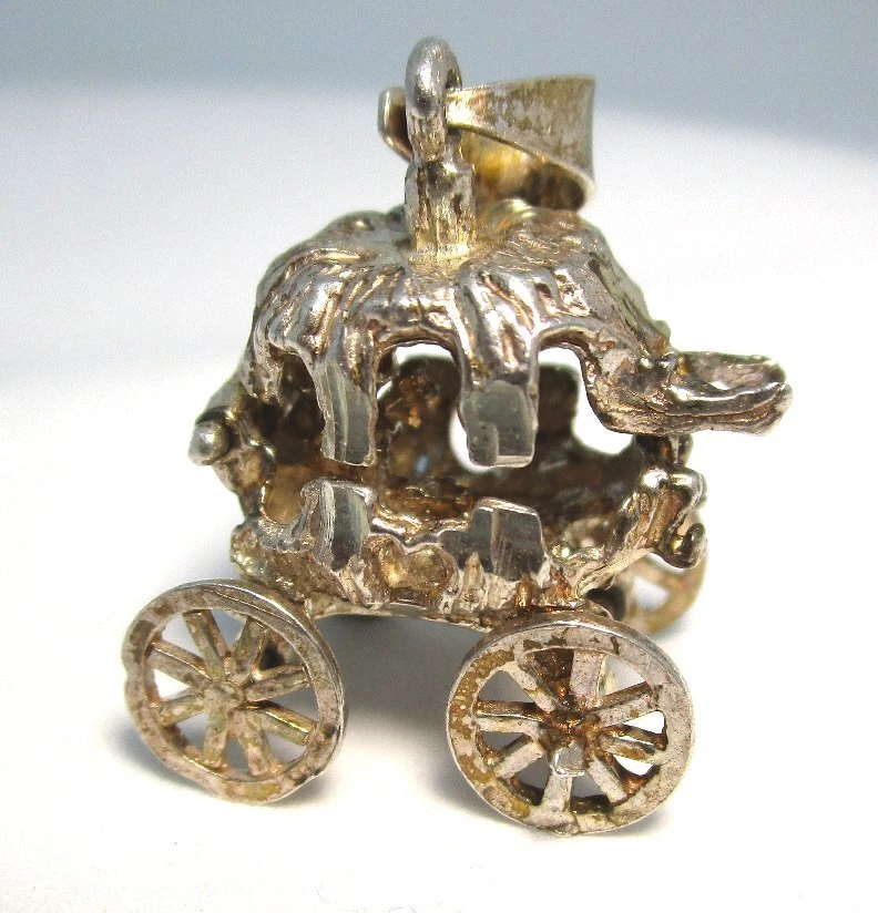 COACH Ciondolo Ciondolo Allenatore Zucca Cenerentola Argento 8 5 grammi 1” Carrozza Apre