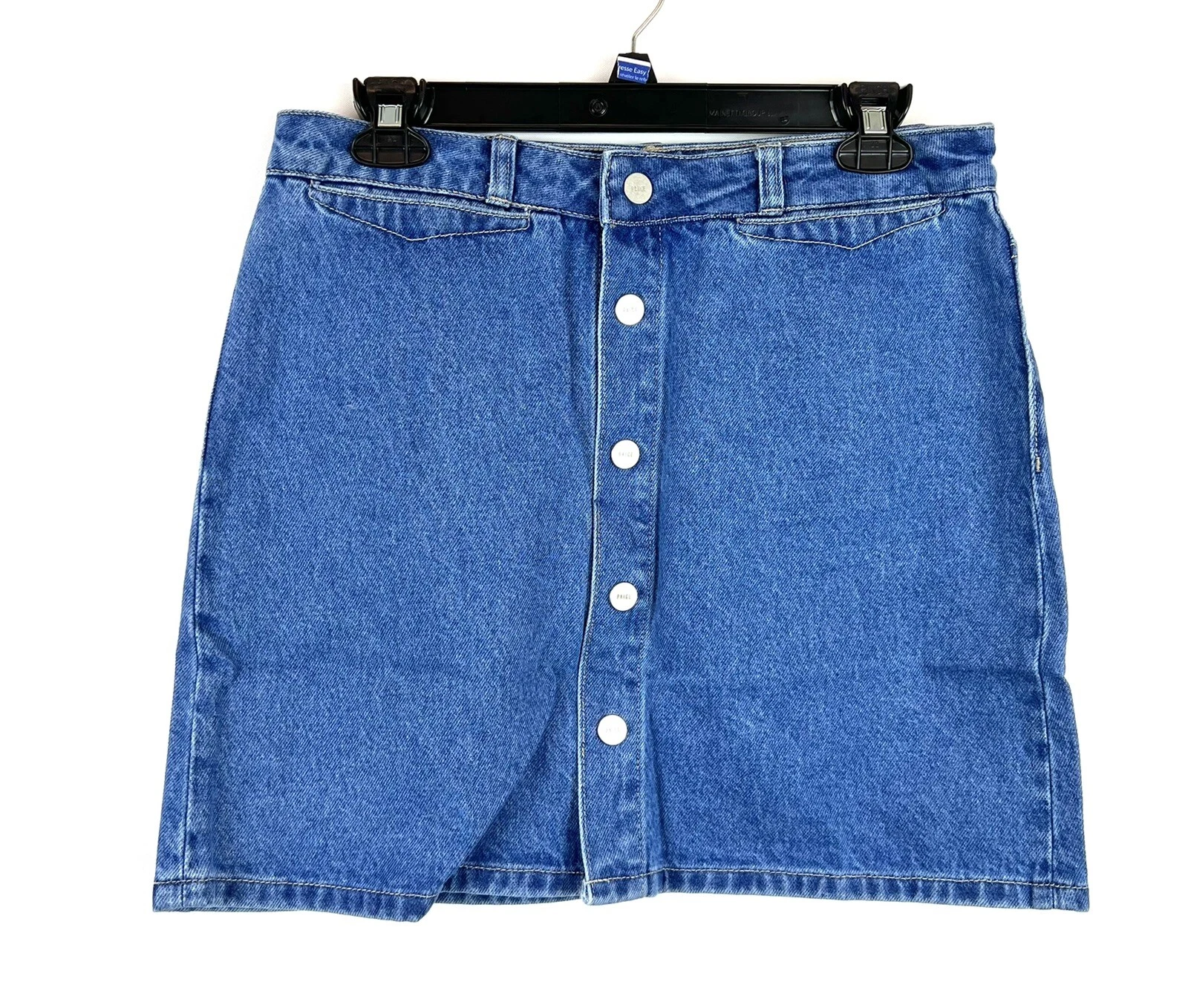 Paige Women’s Esma High Rise Blue Denim Skirt Size 29/Medium