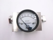 Ashcroft Differential Pressure Gauge 0-30PSI 3-1/2" Dial Size