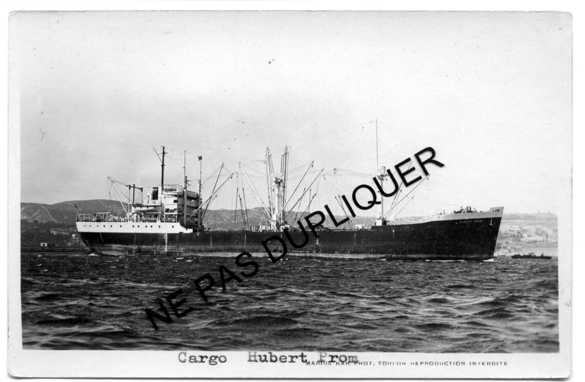 0169 - Postcard - Cargo "HUBERT PROM" - Cie Maurel et Prom