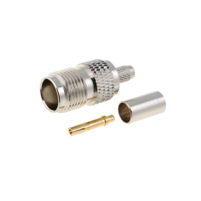 TNC-101  Stecker TNC weiblich gerade RG58 Klemmverbindung