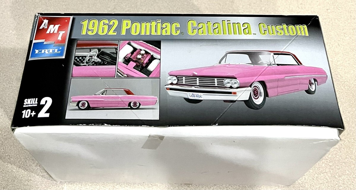 🏁 AMT/ERTL 1962 Pontiac Catalina Custom 1:25 Model Kit NEW OPEN