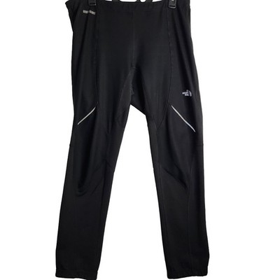 North Face Windstopper Fleece Black Pants Women Med Flight Series Running Tights