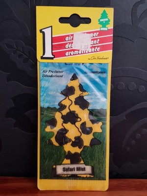 Little Trees Auto Lufterfrischer Discontinued Scent Safari Mist Rare NOS