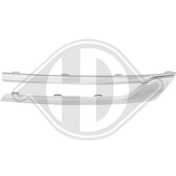 1X Zier /Schutzleiste KüHlergitter Diederichs 1808043 Hd Priority Parts FüR Opel-image