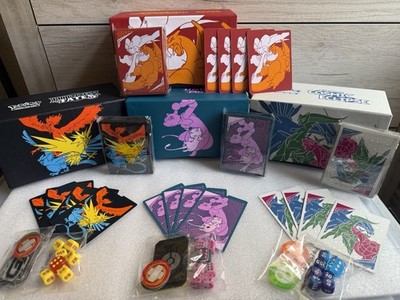 Pokémon Sun & Moon Elite Trainer Box Empty Boxes + Sealed Accessories Lot CE UM