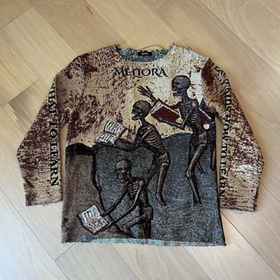 Meliora Teach Kids Fire & Ice Sweater Reversible Long Sleeve Men s Small