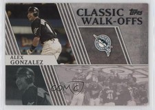 2012 Topps Classic Walk-Offs Alex Gonzalez #CW-12 05up