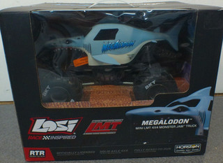 Losi Megalodon Mini LMT 1/18 Brushed 4x4 Monster Truck LOS01026T3