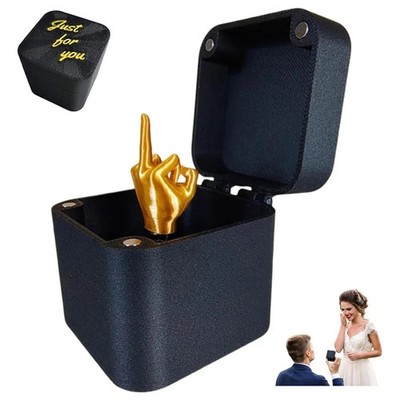 Pop Up Middle Finger Prank Gift Box Funny Joke Gag Surprise Gift for Friends