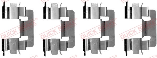 Quick Brake ZubehöRsatz Scheibenbremsbelag FüR Toyota Corolla Compact _E11_-image