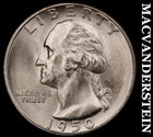 1950-S Silver Washington Quarter - Choice Gem Brilliant Unc++++  Lustrous  #K188