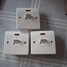 3x  32 Amp DP Switch with Neon 1 gang 