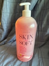 AVON SKIN SO SOFT SOFT  SENSUAL SHOWER GEL 33.8 FL OZ BRAND NEW WITH PUMP