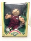VINTAGE CABBAGE PATCH KIDS DOLL 3900 GIRL BROWN HAIR EYES PAPERS IN BOX 1985