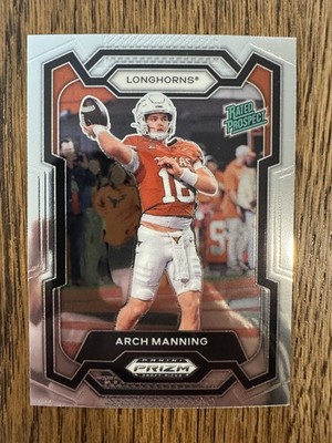 2024 Panini Prizm Draft Picks Rated Prospect Arch Manning #192 Rookie (RC)