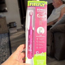 Slim Sonic Barbie Toothbrush with USB Charging and Antibacterial Cover BN