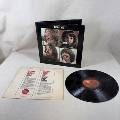 The Beatles Let It Be Vinyl Album LP AR 34001 Red Apple 1970 Phil Ronnie Etch VG