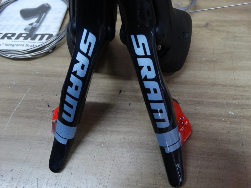 NEW + NOS SRAM RED PAIR OF SHIFTERS  10 x 2 Speed   +  NEW       (G) - Image 3 of 4