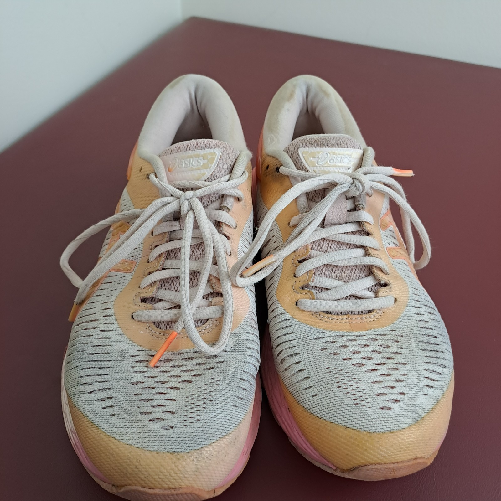 Asics Gel-Kayano 25 Running Shoes Mens Size 6 Orange Trainers Sneakers thumbnail 4