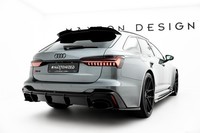 Maxton Design Heckspoiler Lippe V.2 Passend FüR Audi RS6 C8 / C8 FL Schwarz Hoch