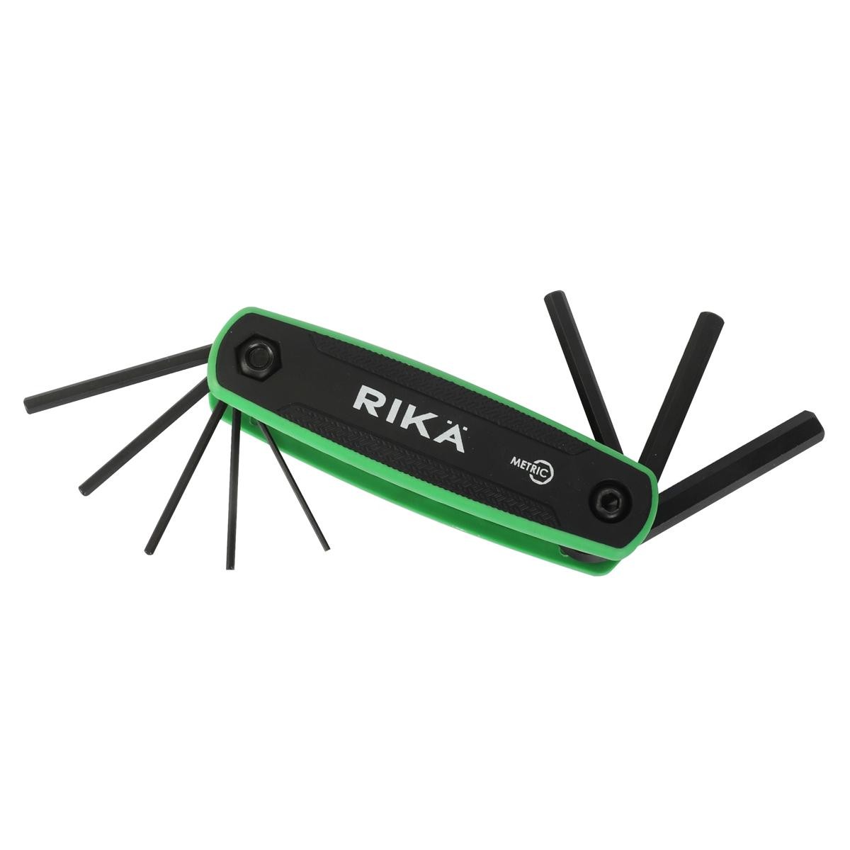 RIKA 8-Piece Professional Folding Metric Hex Key Set