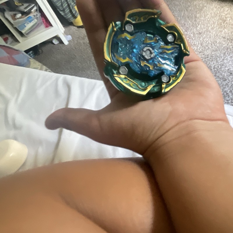 Beyblade Green & Gold Burst Spinning Top Toy with Launcher Age 8-11 Years