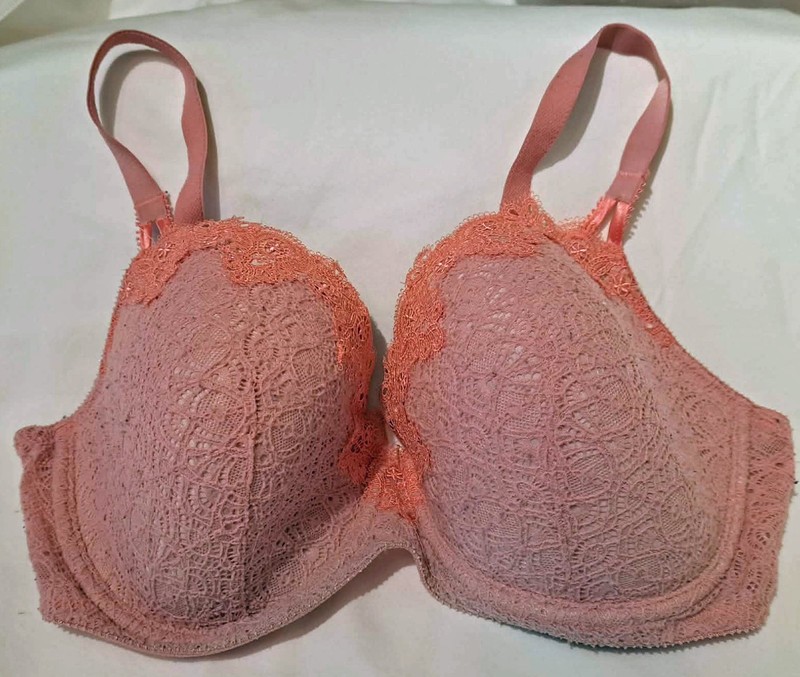 Victoria's Secret Dream Angels Lined Demi/Demi Double Underwire Bra Sz 36DD