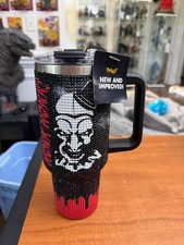 Terrifier Art The Clown Honk Honk Bloody Drip Bedazzled 40oz Tumbler