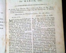 John SHAY'S REBELLION Harrisburg to be PA Capital Solar Dial Print 1787 Magazine