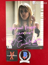 Emma Roberts autographed signed American Horror Story 8x10 photo Beckett COA
