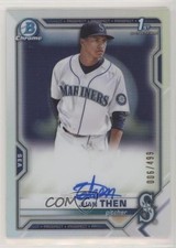 2021 Bowman Chrome Prospect Auto Refractor 6/499 Juan Then #CPA-JTH Auto n1u