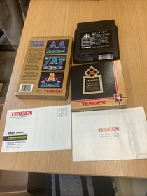 KLAX cart for Nintendo NES (Tengen, 1990) w/ instruction manual! Tested!