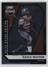 2021 Panini Elite Extra Edition Optic Kahlil Watson #16 08w3