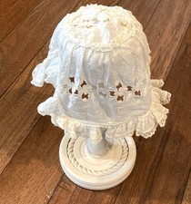 Vintage 1900s Victorian christening cap