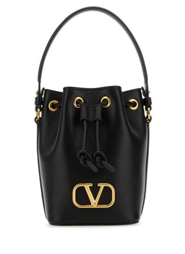 Valentino V Logo Signature Nappa Leather Mini Bucket Bag 151103627