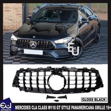 FOR MERCEDES CLA CLASS W118 C118 X118 GT STYLE PANAMERICANA GRILLE GRILL GLOSS