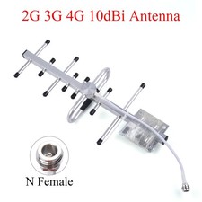 2G/3G/4G YAGI Antenna 10dBi 698-2700MHz Outdoor LTE Antenna N Female Connector
