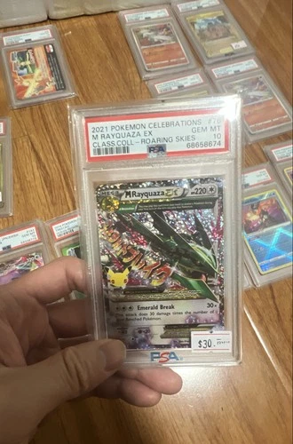 M Rayquaza EX 76/108 Celebrations: Classic Collection Holo