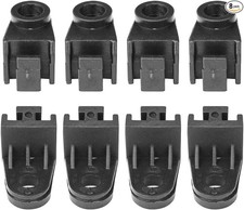 8PCS Universal Electric Radiator Fan Mounting Kit, L-Shape Fan Bracket Feet Moun