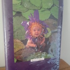 Anne Geddess Photo Album Baby Lilypad Purple Holds 100 6x4 photos 