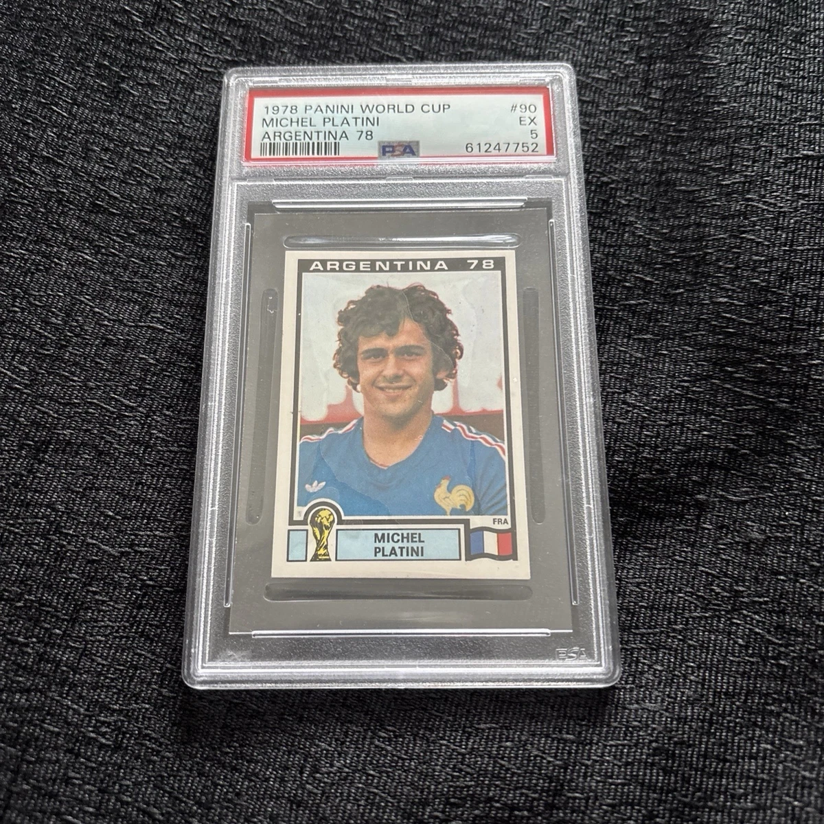 2000 MICHEL PLATINI FRANCE LA LEGENDE DU FOOT COLLECTION CARTE NEUVE