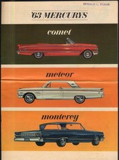 1963 Mercury Sales Brochure Comet Meteor Monterey 1963 Mercury Sales Brochure Comet Meteor Monterey